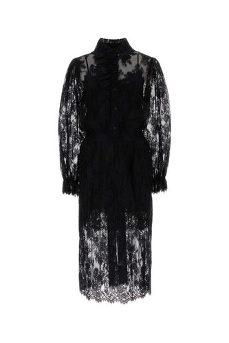 Ermanno Scervino Black Lace Dress - Ermanno Scervino - Modalova