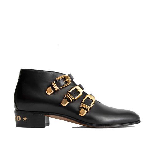 Gucci Leather Ankle Boots - Gucci - Modalova