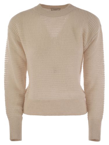 Alpaca Crew-neck Tricot Sweater - Peserico - Modalova