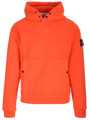 Stone Island Hoodie With Buttons - Stone Island - Modalova