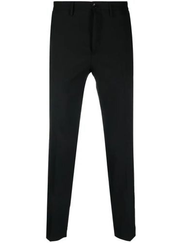 Incotex Black Wool Blend Trousers - Incotex - Modalova