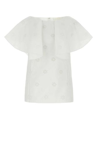 Chloé White Poplin Top - Chloé - Modalova