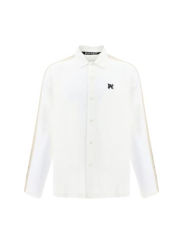 Palm Angels Linen Shirt - Palm Angels - Modalova