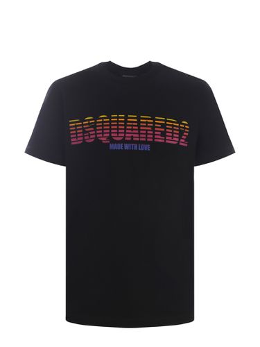 T-shirt made With Love Made Of Cotton - Dsquared2 - Modalova