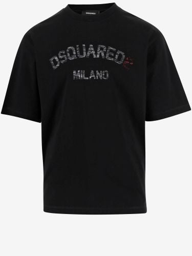 Dsquared2 Cotton T-shirt With Logo - Dsquared2 - Modalova