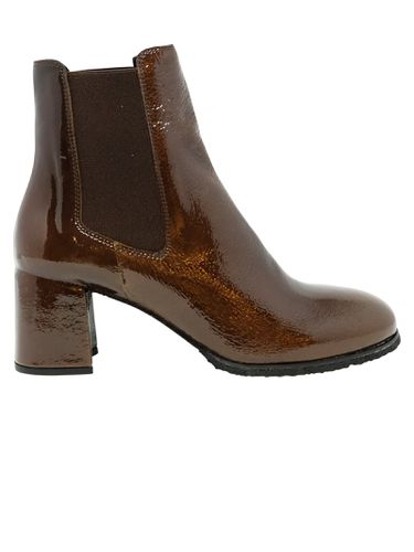 Roberto Patent Leather Holly Boots - Del Carlo - Modalova