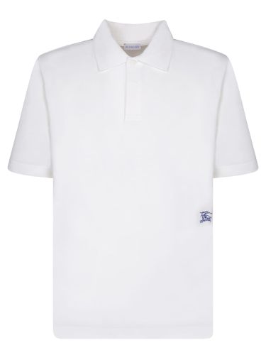 Burberry Knight White Polo Shirt - Burberry - Modalova