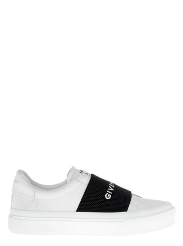 City Court Leather Sneakers With Logo - Givenchy - Modalova
