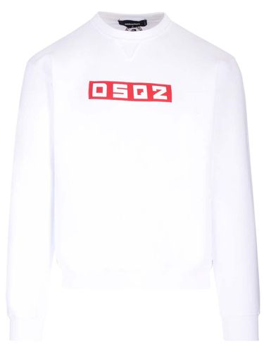 Logo Printed Crewneck Sweatshirt - Dsquared2 - Modalova