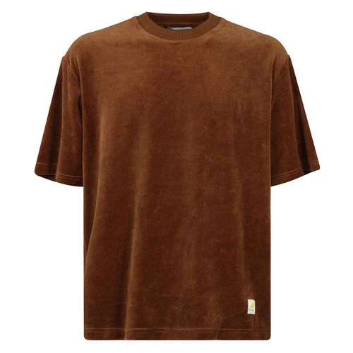 J. W. Anderson Velvet Crewneck T-shirt - J.W. Anderson - Modalova