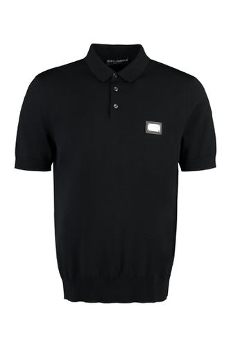 Dolce & Gabbana Wool Polo Shirt - Dolce & Gabbana - Modalova