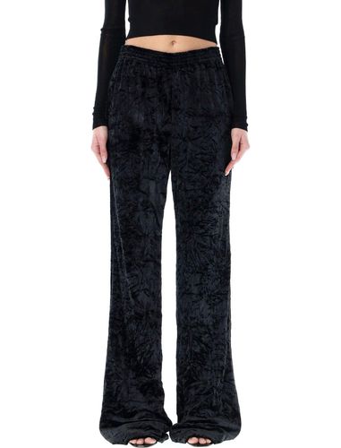 Wide Leg Velvet Trousers - Saint Laurent - Modalova