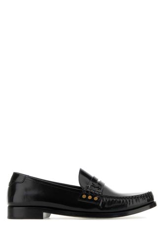 Black Leather Le Loafers Loafers - Saint Laurent - Modalova