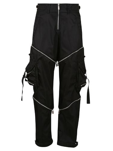 Off-White Zip Nylon Cargo Trousers - Off-White - Modalova