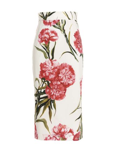 Floral Printed Skirt - Dolce & Gabbana - Modalova