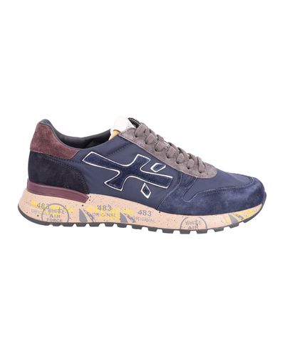 Premiata Flat Shoes Blue - Premiata - Modalova