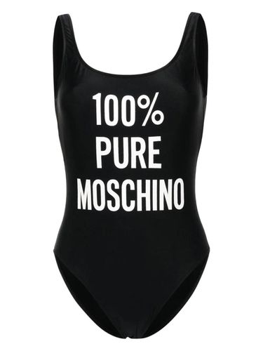 Logo Printed One-piece Swimming Suit - Moschino - Modalova