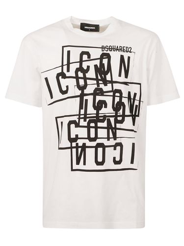 Icon Stamps Cool Fit T-shirt - Dsquared2 - Modalova