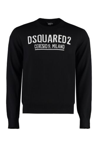 Virgin Wool Crew-neck Sweater - Dsquared2 - Modalova