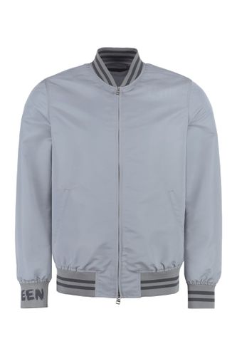 Nylon Bomber Jacket - Alexander McQueen - Modalova