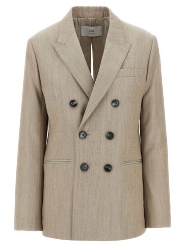 Maxi Split Blazer - Ami Alexandre Mattiussi - Modalova