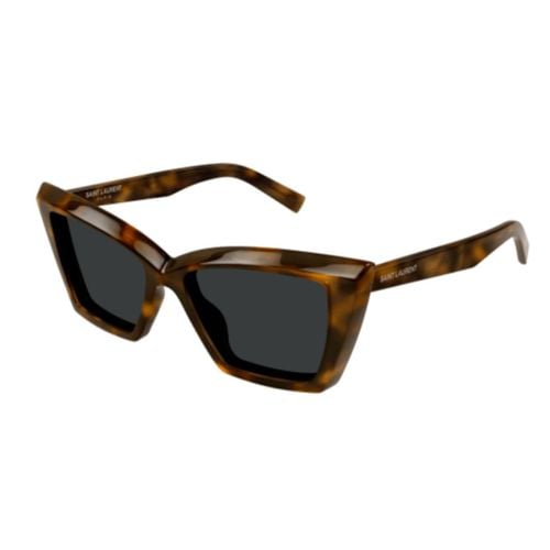 Sl 657002 Havana Havana Black - Saint Laurent Eyewear - Modalova