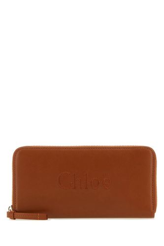 Chloé Caramel Nappa Leather Wallet - Chloé - Modalova