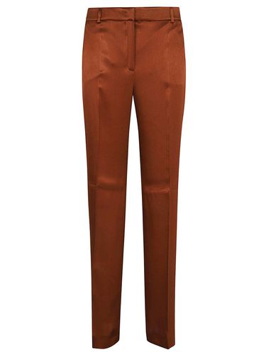 Straight Leg Satin Pants - Alberta Ferretti - Modalova