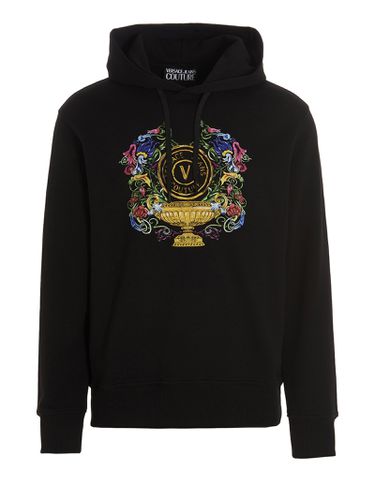 Sweatshirt With Logo Print - Versace Jeans Couture - Modalova