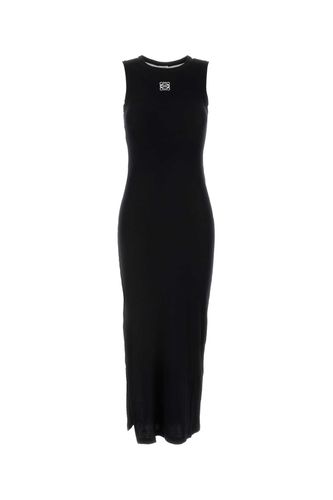 Loewe Black Stretch Cotton Dress - Loewe - Modalova