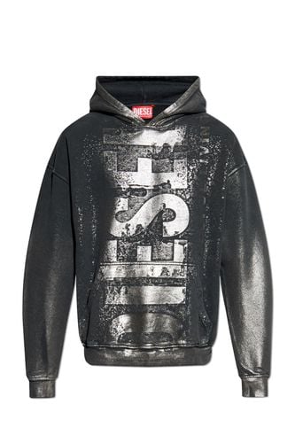 S-boxt-hood-q6 Logo-printed Hoodie - Diesel - Modalova