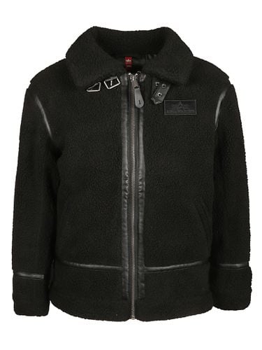 Logo Patch Zip Jacket - Alpha Industries - Modalova