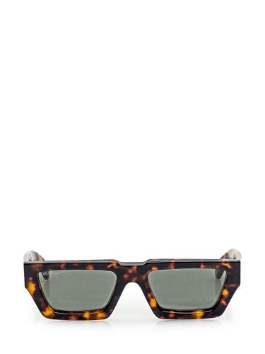 Manchester Rectangle Frame Sunglasses - Off-White - Modalova
