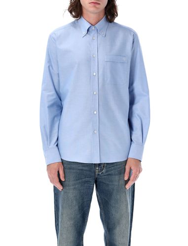 Vlogo Embroidered Cotton Shirt - Valentino Garavani - Modalova