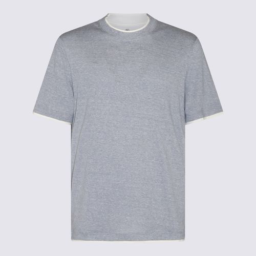 Grey Cotton T-shirt - Brunello Cucinelli - Modalova