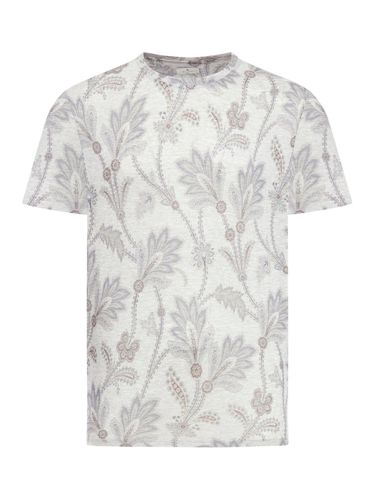 Paisley Printed Crewneck T-shirt - Etro - Modalova