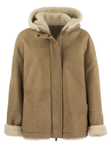 Reversible Shearling Outerwear With Jewellery - Brunello Cucinelli - Modalova