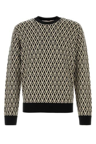 Embroidered Wool Sweater - Valentino Garavani - Modalova