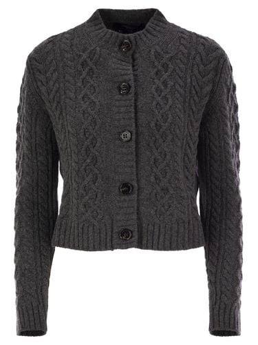 Buttoned Crewneck Cardigan - Weekend Max Mara - Modalova