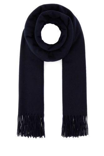 Midnight Blue Cashmere Scarf - Johnstons of Elgin - Modalova