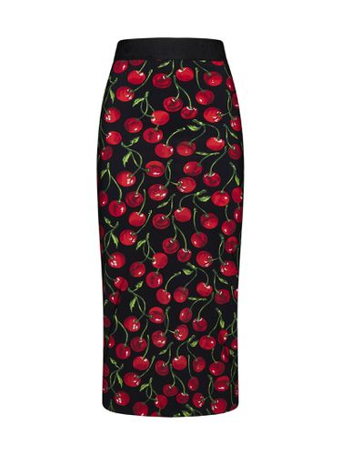 Printed Pencil Skirt - Dolce & Gabbana - Modalova