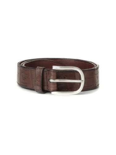 Cocco Classic Crocodile Leather Belt - Orciani - Modalova