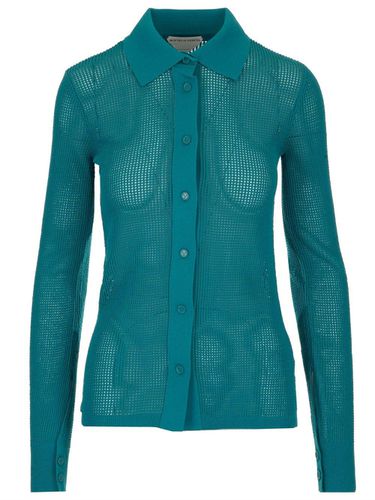 Mesh Buttoned Cardigan - Bottega Veneta - Modalova