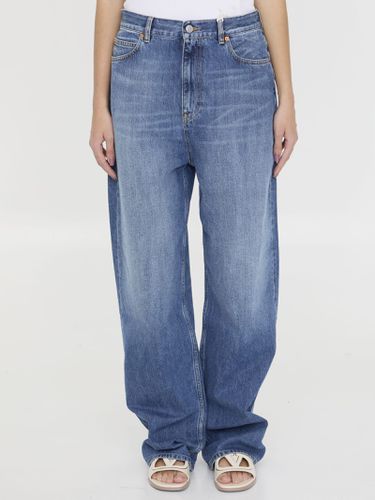 Valentino Medium Blue Denim Jeans - Valentino - Modalova