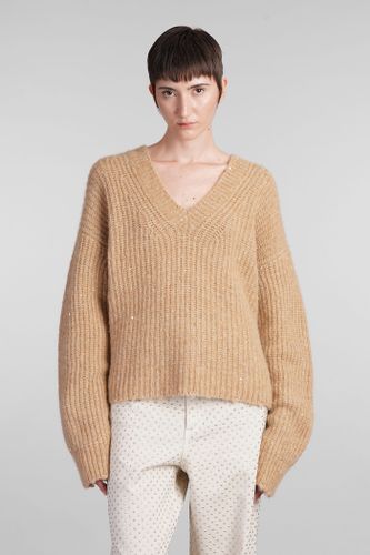 Laneus Knitwear In Camel Cashmere - Laneus - Modalova