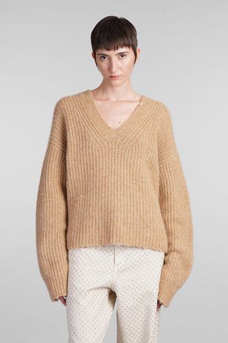 Laneus Knitwear In Camel Cashmere - Laneus - Modalova