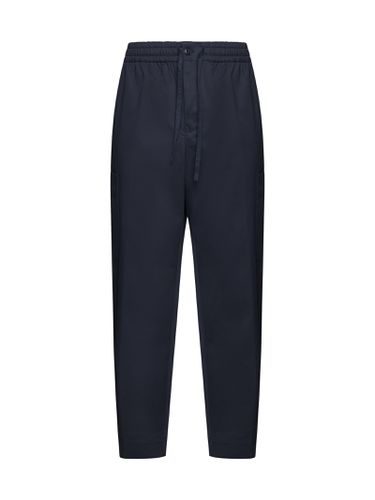 Cargo Pants With Drawstring And Logo Patch - Kenzo - Modalova