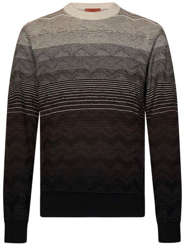 Zigzag Striped Crewneck Jumper - Missoni - Modalova