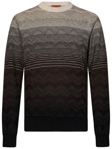 Zigzag Striped Crewneck Jumper - Missoni - Modalova