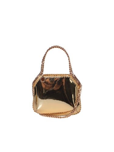 Falabella Mini Laminated Gold Bag - Stella McCartney - Modalova